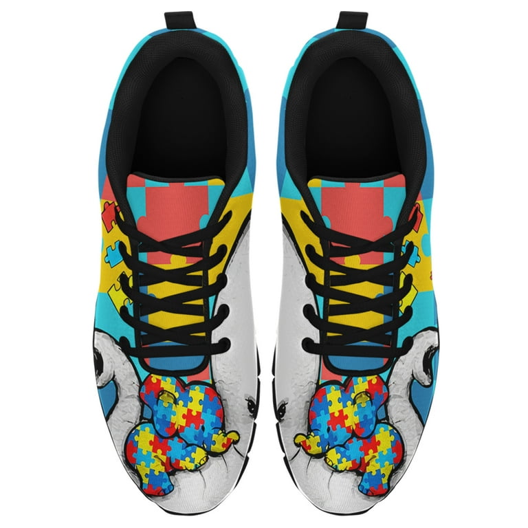 Autism Shoes Women Men Running Sneakers Autism Awareness  display picture 1