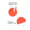 thumbnail image 2 of Uxcell 36mm Dia 0.35mm Thick Round Soft Fiberglass Smart Watch Screen Protectors 5 Pack, 2 of 6