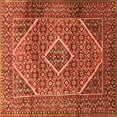 thumbnail image 1 of Ahgly Company Indoor Square Persian Orange Traditional Area Rugs, 5' Square, 1 of 1