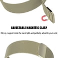 thumbnail image 3 of FIEWESEY Compatible with Fitbit Versa 3/Versa Sense/Versa Sense 2 Bands, Magnetic Stainless Steel Milanese Loop Watch band Metal Replacement Strap Bracelet Wrist Band for Men/Women(Gold), 3 of 6