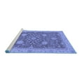 thumbnail image 2 of Ahgly Company Machine Washable Indoor Rectangle Oriental Blue Traditional Area Rugs, 3' x 5', 2 of 4