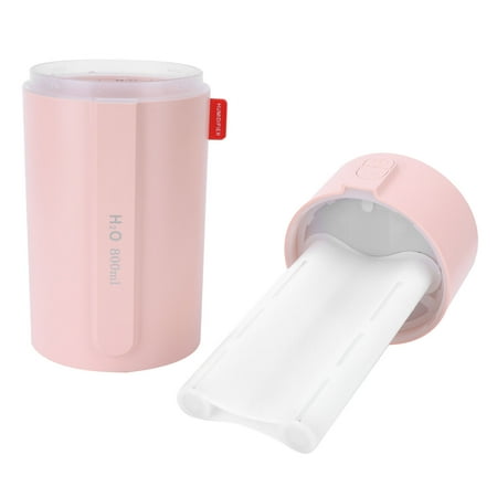 

2024 Pink Small Humidifier USB Double Spraying Smart Display Air Humidifier for Home Office
