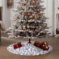 thumbnail image 4 of Sikiie World Travel2 Nativity Christmas Tree Skirt, Jesus Christian Winter Holiday Tree Mat Decoration(30-48IN)36", 4 of 6