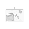 Genuine OE Mitsubishi Evaporator Core - 05161083AA