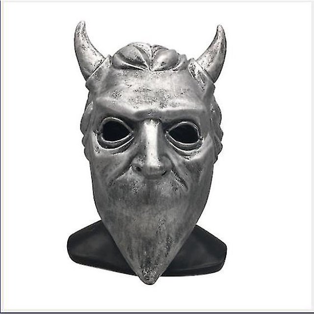 Slipknot Headgear Latex Máscara facial completa Accesorios para disfraces de cosplay para fiesta de Halloween