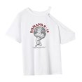thumbnail image 4 of Camiseta para mujer con cuello redondo, ropa de calle para mujer, camisetas de verano para viajes, mujer S, 4 of 7