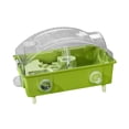 thumbnail image 3 of Almencla Hamster Cage Exercise Playing House with Water Bottle Portable Small Animal Cage Green, 3 of 8