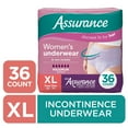 thumbnail image 4 of (4 pack) Assurance Women's Incontinence & Postpartum Underwear, XL , Maximum Absorbency (36 Count), 4 of 15
