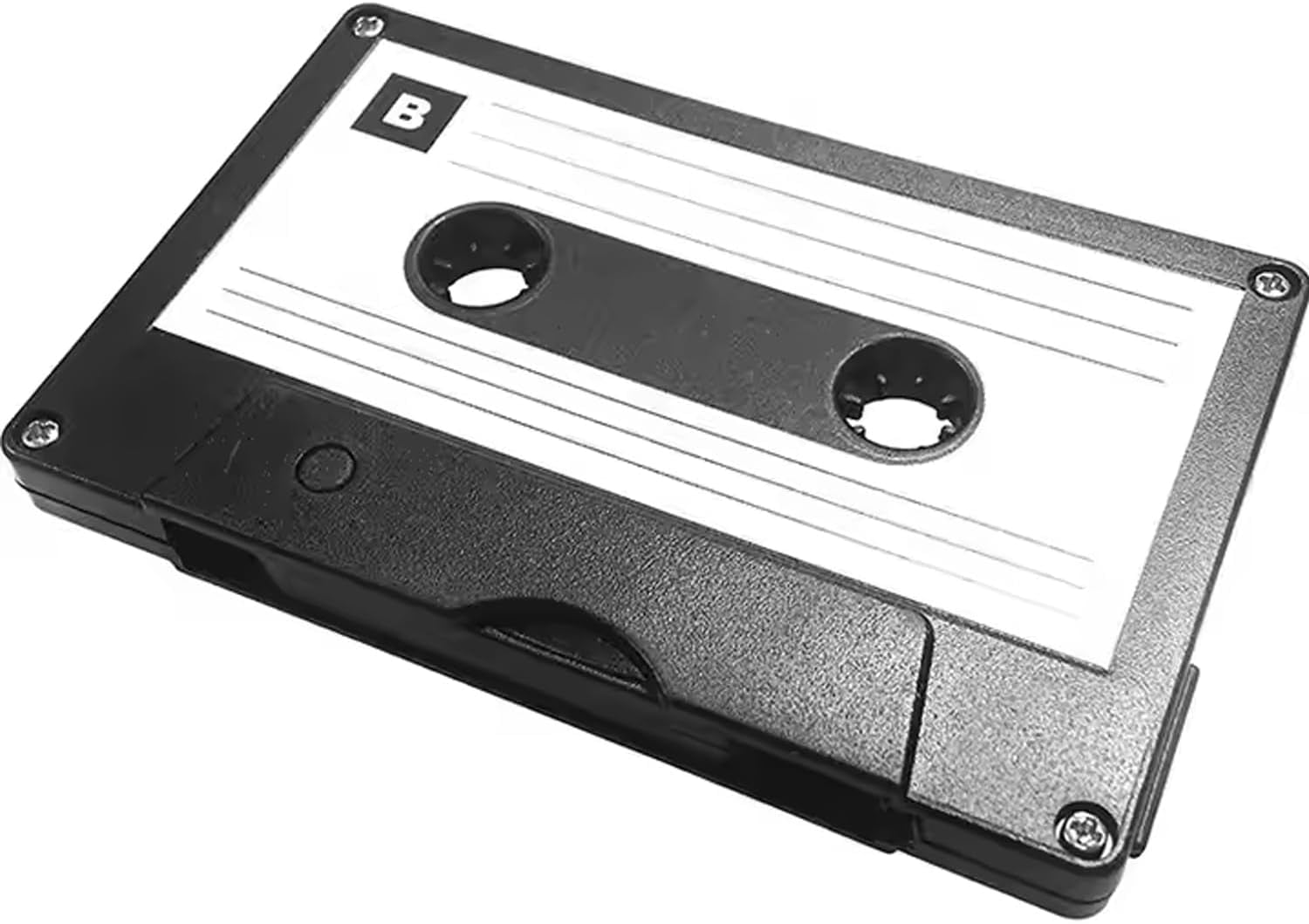 Personal Company Studio Logo Retro Audio Tape Cassette USB 2.0 Flash Drive (No LOGO Black, 64GB*10PACK)