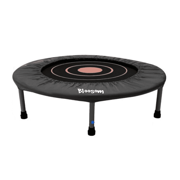 Trampolín Bloosom Brincolín Para Aeróbicos Fitness Ejercicio Jumping Negro y rosa