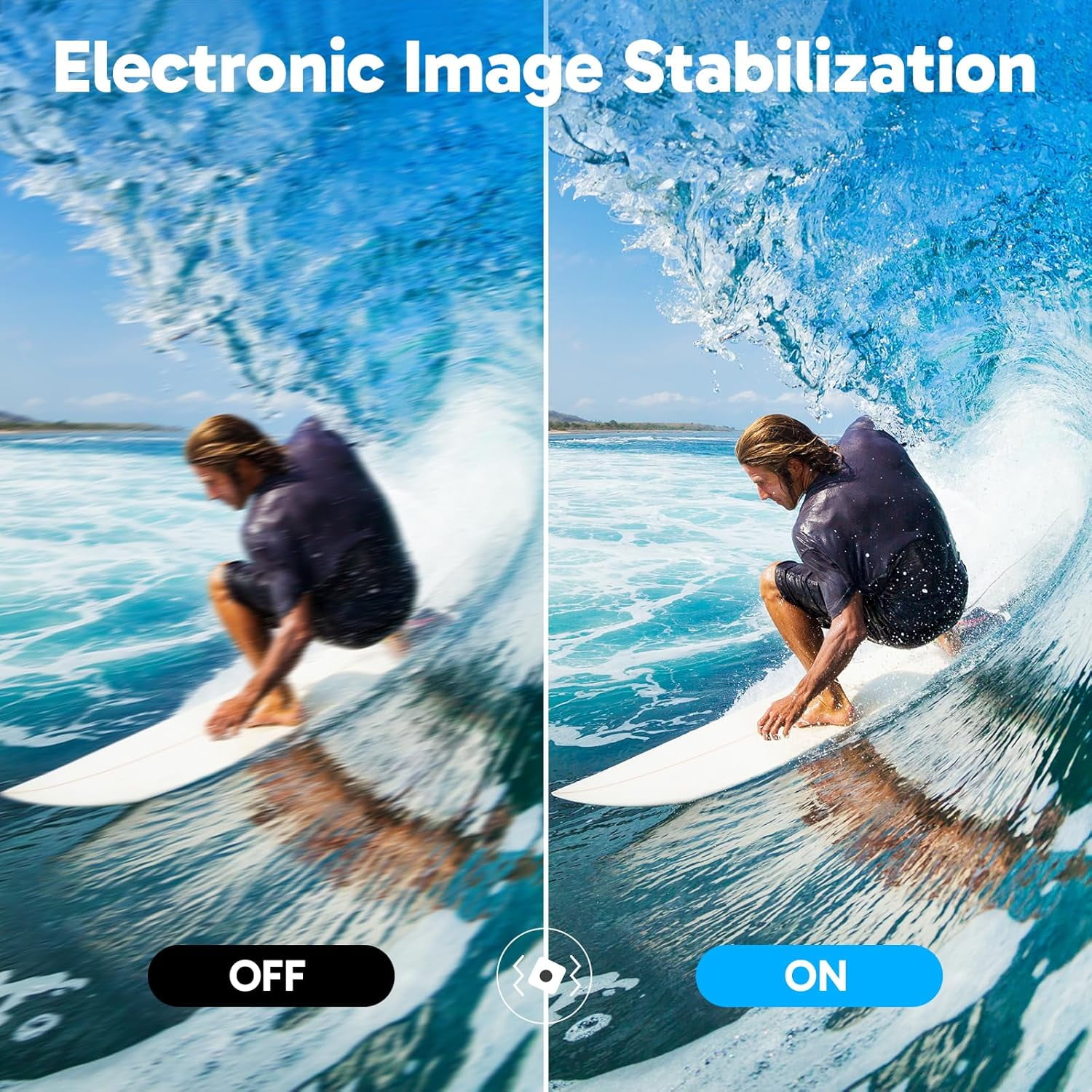 AKASO V50X Native 4K30fps WiFi Action Camera with EIS Touch Screen 4X Zoom 131 feet Waterproof Camera Support External Mic Remote Control with Helmet Accessories