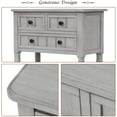 thumbnail image 6 of Harper & Bright Designs Narrow Console Table Entryway Table Slim Sofa Table with Three Storage Drawers and Bottom Shelf Wood Side Table for Living Room, 6 of 7