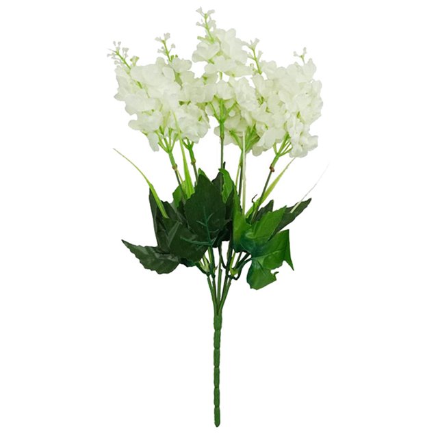 2Pcs Delicate Simulation Bouquet Decorative UV-resistant Fake Hyacinth Blossom Bunch Photography Props