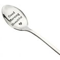 thumbnail image 1 of 1pcs Good Morning English Alphabet Lettering Spoon Stainless Steel Engraving Spoon Personalized Gift Spoon, 1 of 6