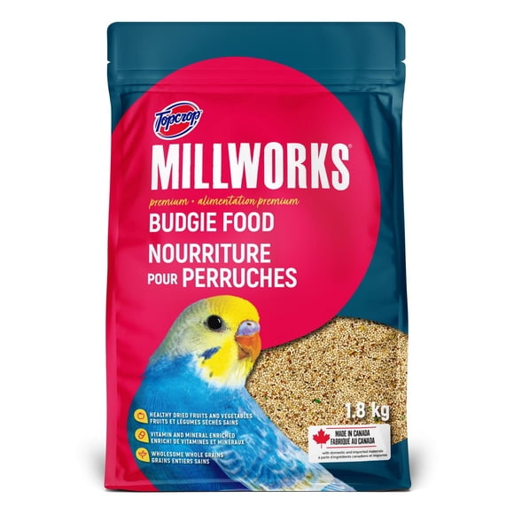 Topcrop Millworks Premium Budgie Food, 1.8kg