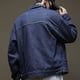 thumbnail image 4 of Abrigo vaquero para hombre, chaqueta vaquera para motocicleta, chaqueta vaquera para hombre, chaqueta de motociclista de manga ancha, abrigo de invierno de gran tamaño, precio económico, estilo corean, 4 of 5