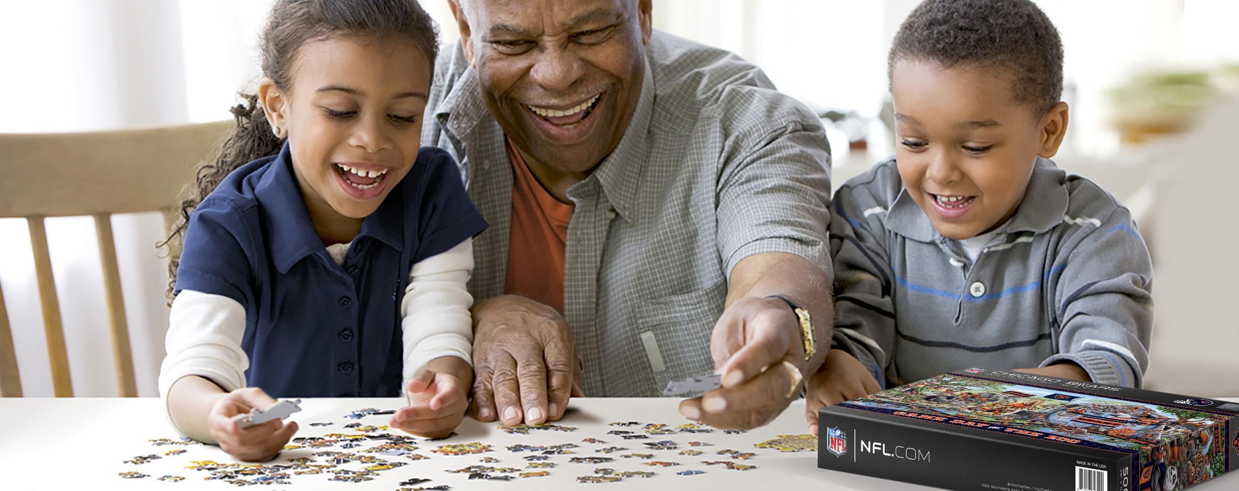 YouTheFan NFL Chicago Bears Game Day at the Zoo - 500 pc Puzzle