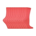 thumbnail image 1 of Chaussettes pour Femmes en Coton Uni Riche / 12 Paires / Sock Snob / Chaussettes Fines Colorées Mi-Mollet, 1 of 2