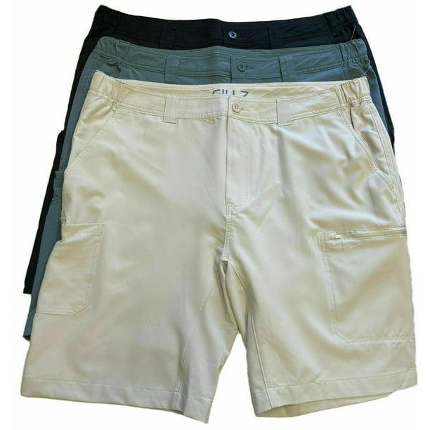 Gillz - Gillz Men's Waterman Outdoor Fishing Flat Front Shorts (Goblin Blue, Medium) - Walmart