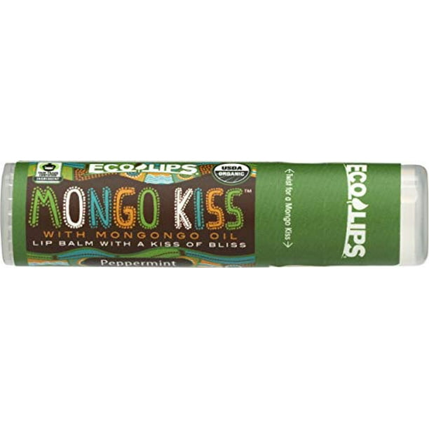 Mongo Kiss Display Center - Lip Balm - Organic - Eco Lips - Peppermint