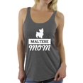 thumbnail image 1 of Awkward Styles Women's Maltese Dog Mom Graphic Racerback Tank Tops Pet Lover Gift, 1 of 4