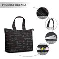 thumbnail image 3 of Travel Tote Bag with Scientific Knowledge Engineering Artwork Large Capacity Weekender Bag with Adjustable Strap, Perfect for Study, Business, Gym Use, 3 of 5