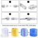 thumbnail image 2 of Iluminación decorativa flexible de color blanco frío, cubierta de PVC transparente para una verdadera proyección de luz, luces LED de cuerda de 5 m conectables y de fácil instalación, bombillas, 2 of 6