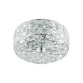 thumbnail image 4 of River of Goods  Olivia Braided Metal and Crystal 11.5-inch Semi-Flush Mount Ceiling Light - 11.5" x 11.5" x 6.375", 4 of 5
