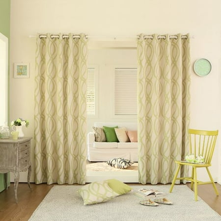 Best Home Fashion, Inc. Wave Room Geometric Room Darkening Grommet Curtain Panels (Set of (Best Way To Darken A Room)