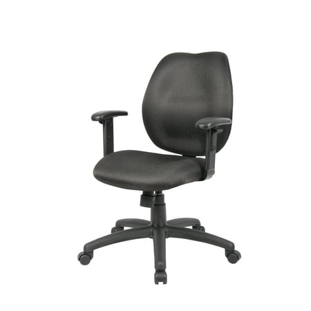 UPC: 0751118101416 | Boss Black Task Chair W/ Adjustable Arms
