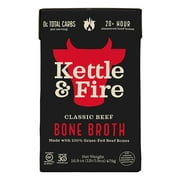 Kettle & Fire Beef Bone Broth, Classic Beef, 16.9 oz