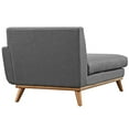 thumbnail image 3 of Modway Engage Mid-Century Modern Upholstered Fabric Right-Arm Chaise in Gray, 3 of 5
