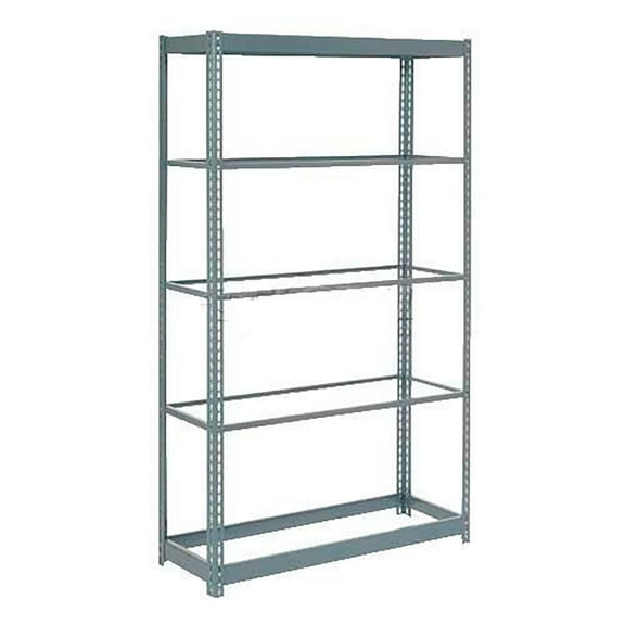 Global Industrial Heavy Duty Shelving 36"W x 24"D x 96"H With 5 Shelves, No Deck, Gray