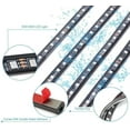 Oture 8 Color RGB LED Strip Under Car Tube Underglow Underbody System