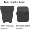 thumbnail image 2 of 10PCS Plant Nursery Pots with Humidity Dome, 3" Soft Plastic Gardening Pot Plant Container, Plastic Square Flower Starting Pots, 2 of 7