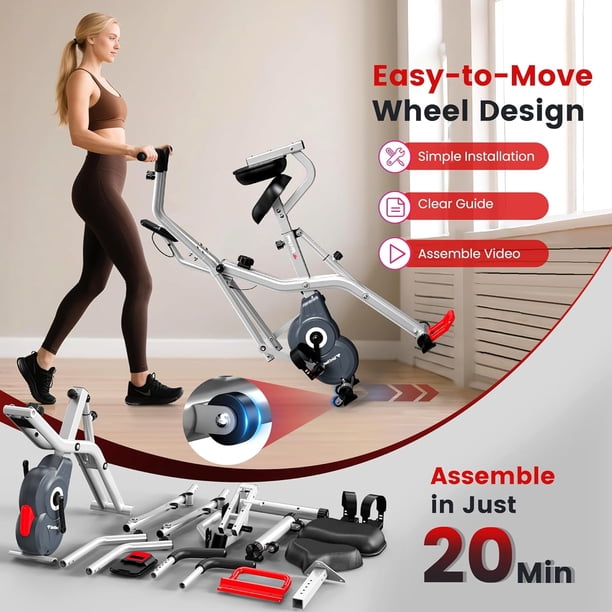 stationary bicycle with moving arms Cross Trainer Recumbent Bike Exerciser The Fitness Data app can help you record your workout data Stationary Bike With Moving Arms