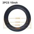 thumbnail image 1 of 2x Speaker Foam Surround Edge Rings Repair Kit 2Pcs 10 Inches DIY Speaker Surround Repair Rubber Replace Parts 10inch, 1 of 8
