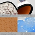 thumbnail image 4 of Winter Snowman Bird Tree Snow Kitchen Rug and Mat Set of 2 Anti Fatigue Non Slip Washable Runner Rugs Floor Mats for Christmas X-mas Holiday Kitchen Laundry Room Home Decor, 4 of 6