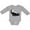 AC-Heather Grey, variant on Inktastic Animals Cute Skunk Boys or Girls Long Sleeve Baby Bodysuit