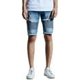thumbnail image 1 of Embellish Bolt Biker Shorts Blue White, 1 of 1