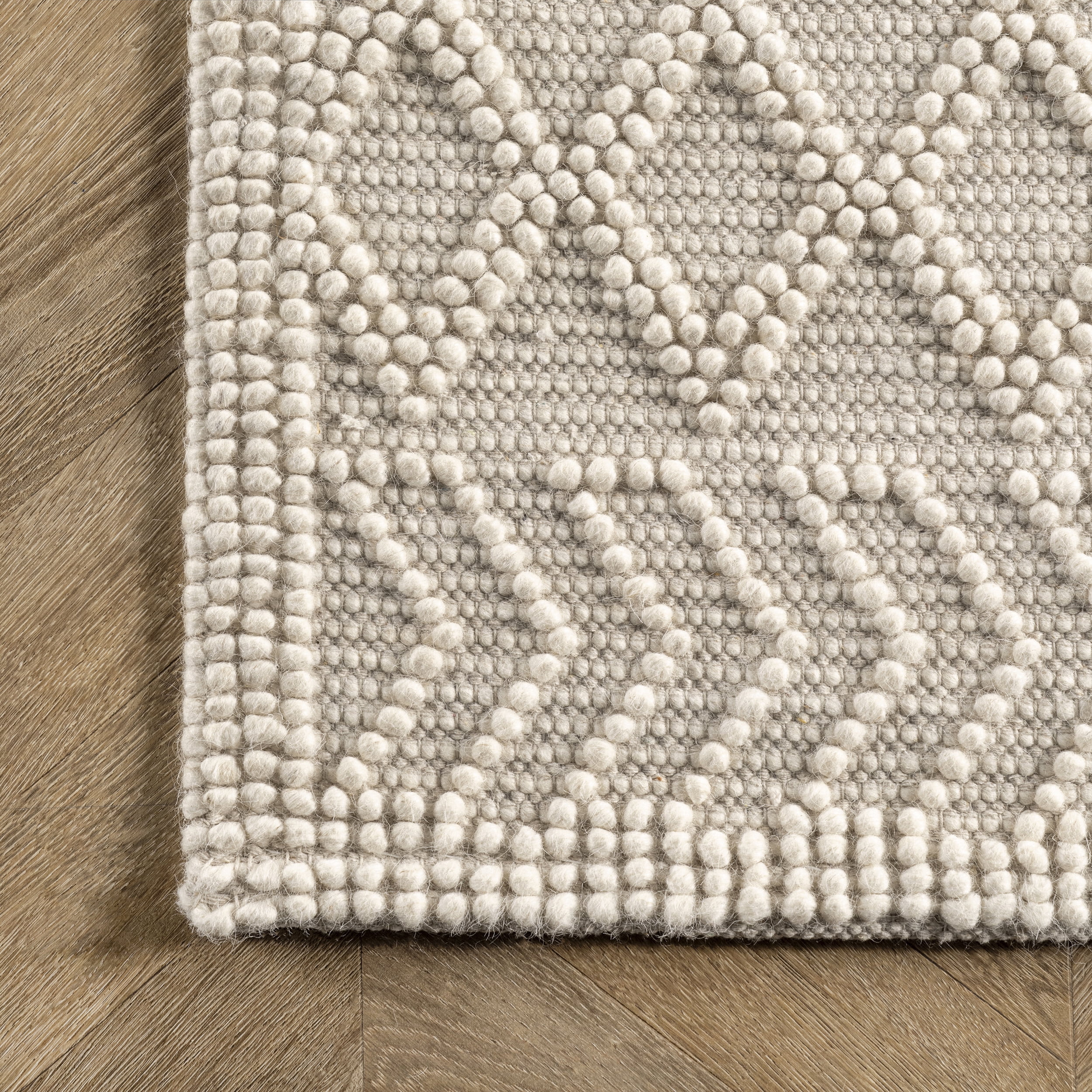 nuLOOM Natti Contemporary Trellis Area Rug, 7' 6" x 9' 6", Ivory
