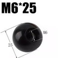 thumbnail image 1 of Outil de Machine Efficace et Polyvalent Poignée Boule Écrou pour Diverses Industries M6-25 Fer Noir, 1 of 2