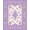 Purple, Pattern 5, variant on Flatwoven High Traffic Area Rug, Chic Lilac Floral Arrangement, Non Slip, Stain Resistant, Washable Area Rugs for Living Room, Bedroom(Purple, 4X6)