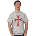 thumbnail image 4 of Medieval Knight Templar Christian Men's Graphic T Shirt Tees Brisco Brands M, 4 of 6