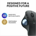 thumbnail image 2 of Logitech Ergo M575 Wireless Trackball Mouse - Black 910-005869, 2 of 10