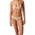 thumbnail image 3 of SKINY Calzoncillos de mujer, pack de 2 - Calzoncillos Rio, encaje de algodón, encaje, rayas, pack doble Beige 2XL (XX-Large), 3 of 5