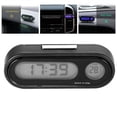 thumbnail image 5 of Mini LCD Digital Car Dashboard Electronic Time Clock Thermometer With Backlight, 5 of 7