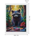thumbnail image 2 of Diamond Art Kits for Adults - Raccoon Art Garden Paris Vibes 5d Diamond Painting for Adults, Diamond Art for Adults Beginners, Frameless Diamond Painting Kits for Adults for Home Wall Decor, 2 of 7