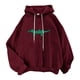 thumbnail image 1 of Gibobby Sudadera mujer, Sudadera corta con capucha para mujer, manga larga, forro polar, ropa de otoño(Vino,G), 1 of 5