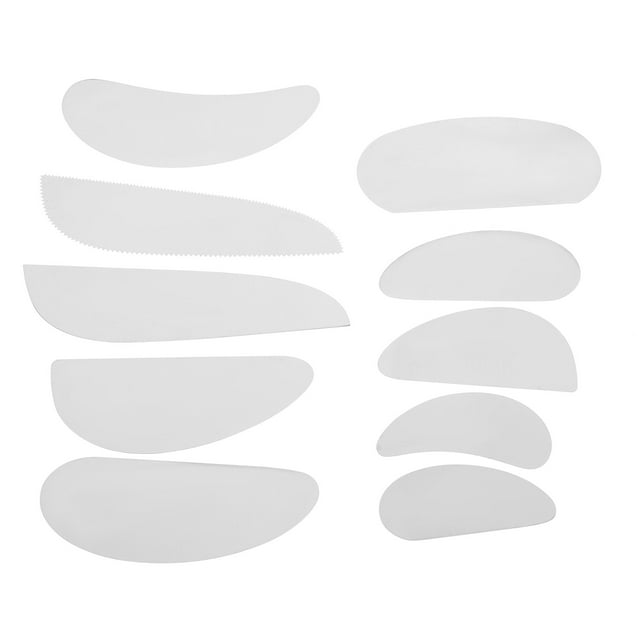 Miangastore 10 Pcs Outil de Grattage en Acier Inoxydable Ensemble de Grattoirs en Acier Inoxydable